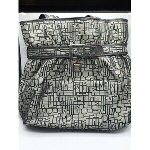 Diane Von Furstenberg Travel Tote‎ Black & Silver